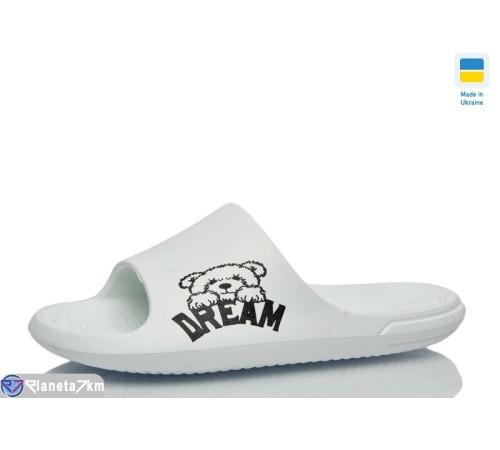 Шлепки жіночі на літо (8 пар р.36-41) білий  "LOTTOS"