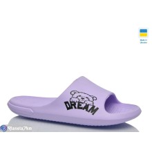 Шлепки жіночі на літо (8 пар р.36-41) фіолетовий  "LOTTOS"