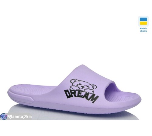 Шлепки жіночі на літо (8 пар р.36-41) фіолетовий  "LOTTOS"