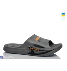 Шлепки чоловічі на літо (8 пар р.41-46) сірий  "LOTTOS"