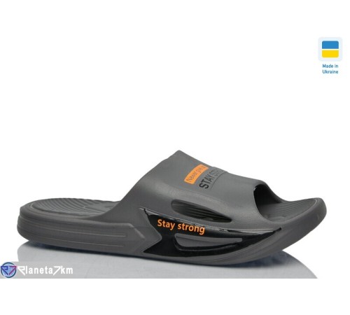 Шлепки чоловічі на літо (8 пар р.41-46) сірий  "LOTTOS"