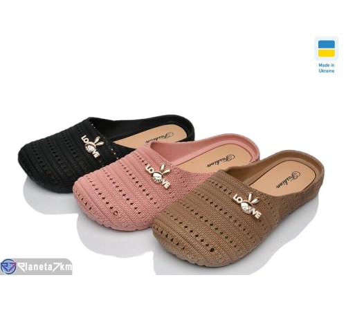 Шлепки жіночі на літо (5 пар р.37-41) мікс  "LOTTOS"