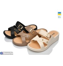 Шлепки жіночі на літо (5 пар р.37-41) мікс  "LOTTOS"