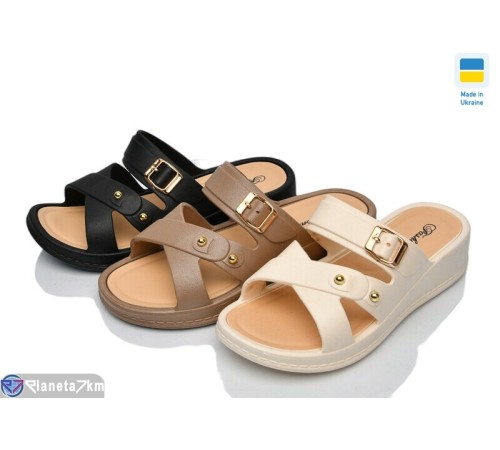 Шлепки жіночі на літо (5 пар р.37-41) мікс  "LOTTOS"