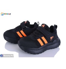 Дитячі кросівки на весну/осінь (8 пар р.27-32) чорний  "Bessky-Kellaifeng"