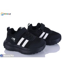 Дитячі кросівки на весну/осінь (8 пар р.27-32) чорний  "Bessky-Kellaifeng"