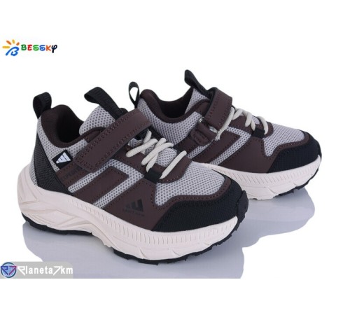 Дитячі кросівки на весну/осінь (8 пар р.27-32) коричневий  "Bessky-Kellaifeng"