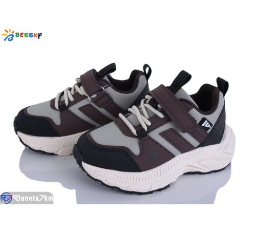 Дитячі кросівки на весну/осінь (8 пар р.27-32) коричневий  "Bessky-Kellaifeng"