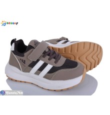 Дитячі кросівки на весну/осінь (8 пар р.32-37) коричневий  "Bessky-Kellaifeng"