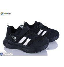 Дитячі кросівки на весну/осінь (8 пар р.32-37) чорний  "Bessky-Kellaifeng"