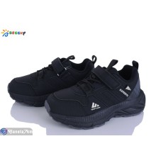 Дитячі кросівки на весну/осінь (8 пар р.32-37) чорний  "Bessky-Kellaifeng"