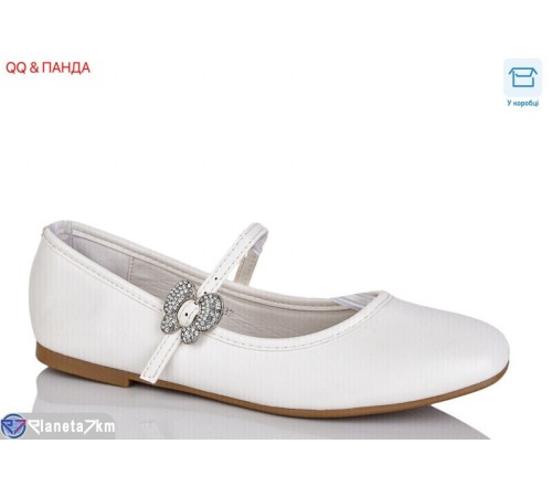 Балетки жіночі на весну/осінь (8 пар р.36-41) білий  "QQ&Панда"