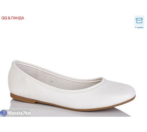 Балетки жіночі на весну/осінь (8 пар р.36-41) білий  "QQ&Панда"