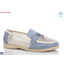 Туфлі жіночі на літо (8 пар р.36-41) блакитний  "QQ&Панда"