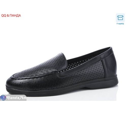 Туфлі жіночі на літо (8 пар р.36-41) чорний  "QQ&Панда"