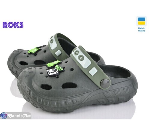 Кроки дитячі на літо (8 пар р.24-32) хакі  "Roks"