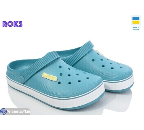 Кроки жіночі на літо (8 пар р.37-41) блакитний  "Roks"