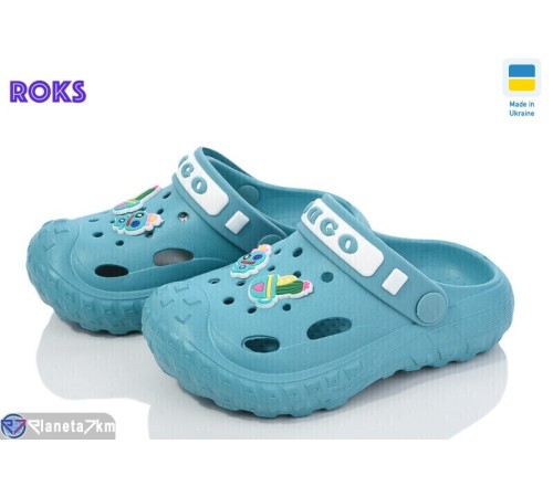 Кроки дитячі на літо (8 пар р.24-32) блакитний  "Roks"