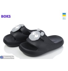 Шлепки дитячі на літо (8 пар р.24-31) чорний  "Roks"