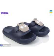 Шлепки дитячі на літо (8 пар р.24-31) синій  "Roks"
