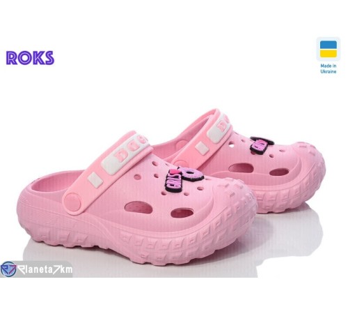 Кроки дитячі на літо (8 пар р.24-32) рожевий  "Roks"