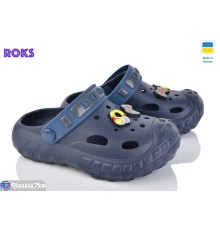 Кроки дитячі на літо (8 пар р.24-32) синій  "Roks"