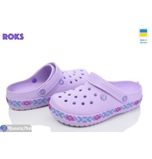 Кроки жіночі на літо (8 пар р.36-41) фіолетовий  "Roks"