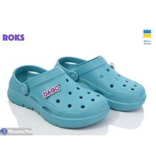 Кроки жіночі на літо (8 пар р.36-41) блакитний  "Roks"