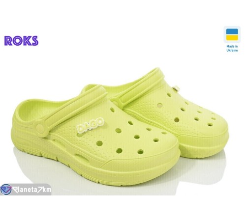 Кроки жіночі на літо (8 пар р.36-41) зелений  "Roks"