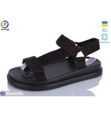 Босоніжки жіночі на літо (8 пар р.36-40) коричневий  "Леопард"