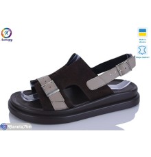 Босоніжки жіночі на літо (8 пар р.36-40) коричневий  "Леопард"