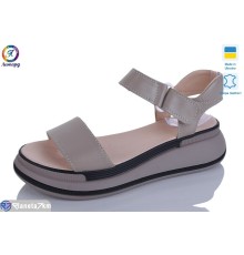 Босоніжки жіночі на літо (8 пар р.36-40) бежевий  "Леопард"