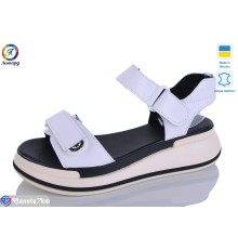 Босоніжки жіночі на літо (8 пар р.36-40) білий  "Леопард"