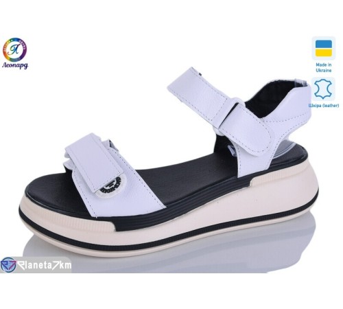 Босоніжки жіночі на літо (8 пар р.36-40) білий  "Леопард"