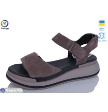 Босоніжки жіночі на літо (8 пар р.36-40) коричневий  "Леопард"