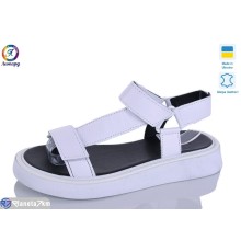 Босоніжки жіночі на літо (8 пар р.36-40) білий  "Леопард"