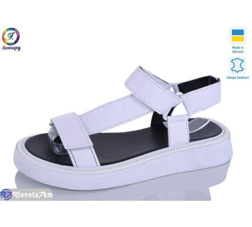 Босоніжки жіночі на літо (8 пар р.36-40) білий  "Леопард"