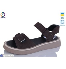 Босоніжки жіночі на літо (8 пар р.36-40) коричневий  "Леопард"