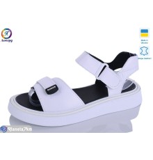 Босоніжки жіночі на літо (8 пар р.36-40) білий  "Леопард"