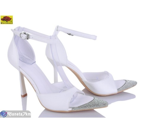 Босоніжки жіночі на літо (6 пар р.36-40) білий  "Mei De Li"