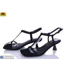 Босоніжки жіночі на літо (6 пар р.36-40) чорний  "Mei De Li"