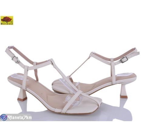 Босоніжки жіночі на літо (6 пар р.36-40) бежевий  "Mei De Li"