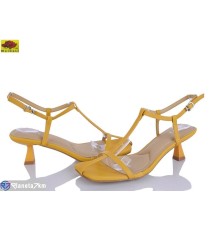 Босоніжки жіночі на літо (6 пар р.36-40) жовтий  "Mei De Li"