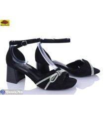 Босоніжки жіночі на літо (6 пар р.36-40) чорний  "Mei De Li"