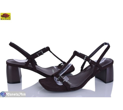 Босоніжки жіночі на літо (6 пар р.36-40) коричневий  "Mei De Li"