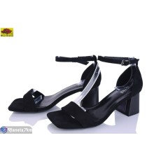 Босоніжки жіночі на літо (6 пар р.36-40) чорний  "Mei De Li"