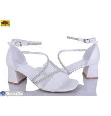 Босоніжки жіночі на літо (6 пар р.36-40) білий  "Mei De Li"