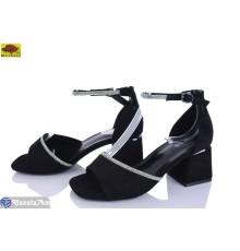 Дитячі босоніжки на літо (6 пар р.33-38) чорний  "Mei De Li"