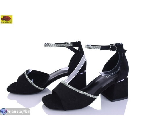 Дитячі босоніжки на літо (6 пар р.33-38) чорний  "Mei De Li"