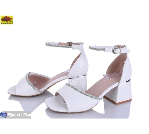 Дитячі босоніжки на літо (6 пар р.33-38) білий  "Mei De Li"